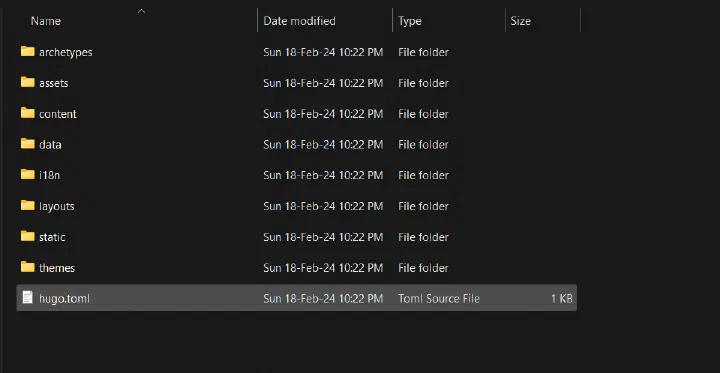 Hugo Folder